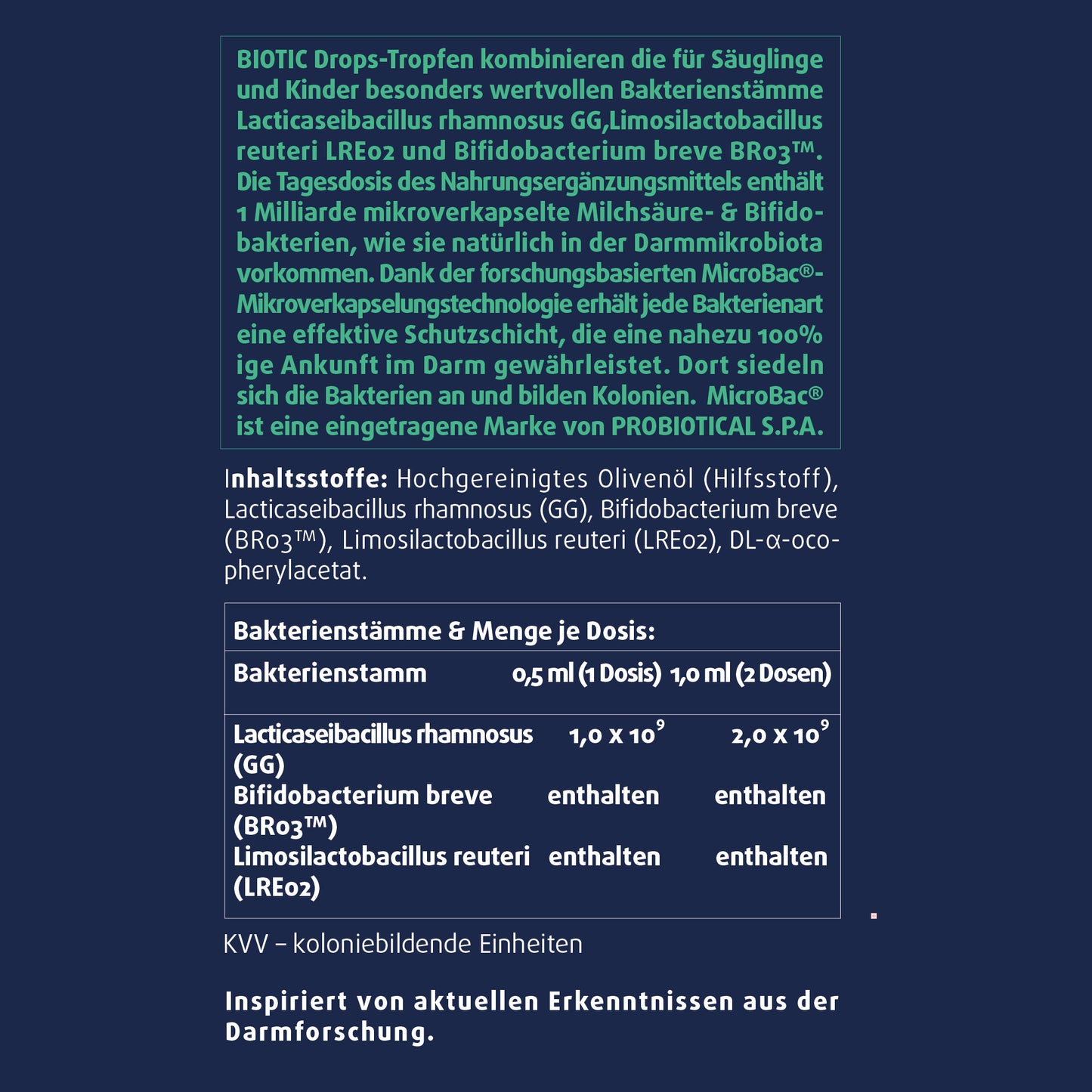 BIOTIC Drops – Probiotika Tropfen | La Curavida Swiss