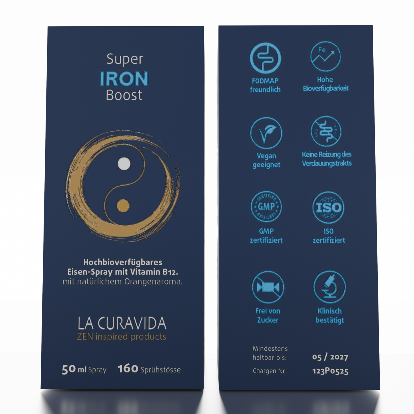 Super IRON Boost – Eisen + Vitamin B12 Mundspray | La Curavida Swiss